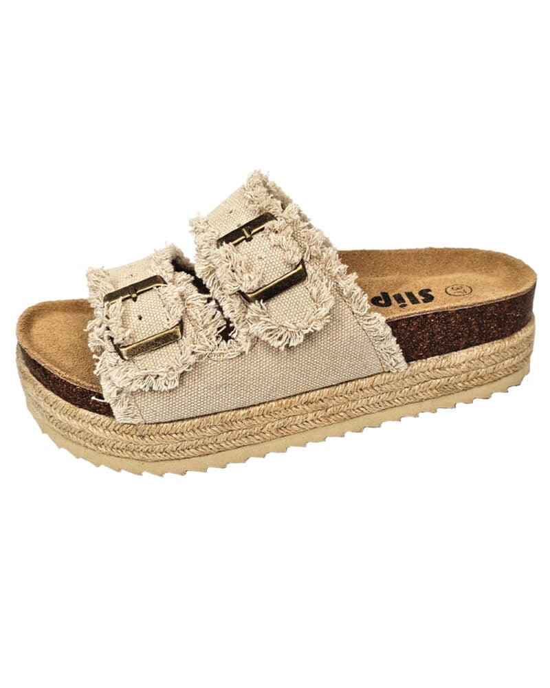 כפכפי בד פרום פלטפורמה טסה