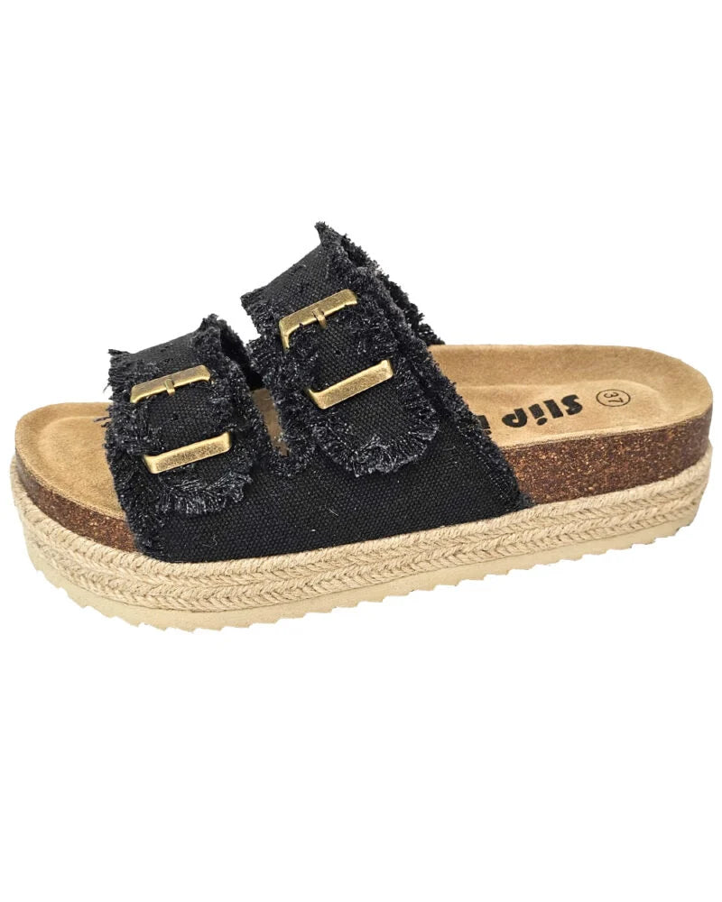 כפכפי בד פרום פלטפורמה טסה