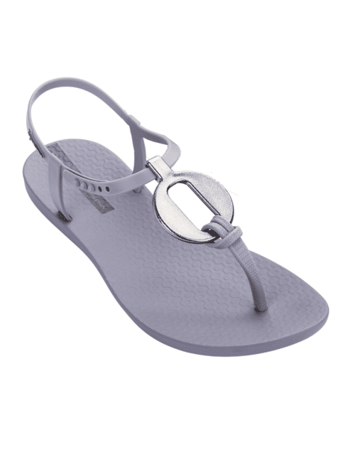 סנדל אצבע עם תכשיט מטאלי