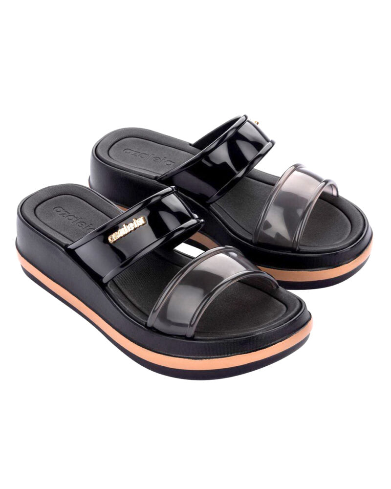 כפכף פלטפורמה רצועות שקופות קייט